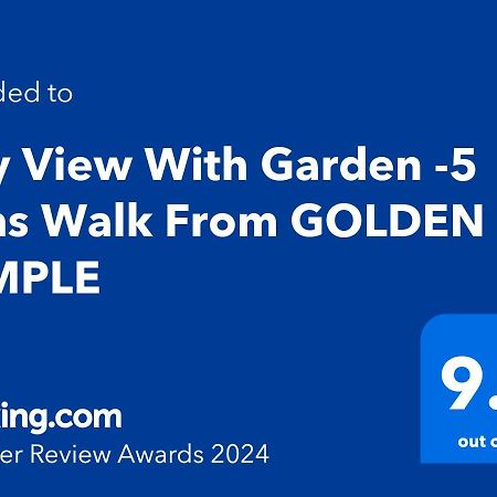 City View With Garden -5 Mins Walk From Golden Temple Amritsar Esterno foto